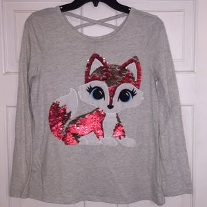 Girls, Justice, Fox, long sleeve top.